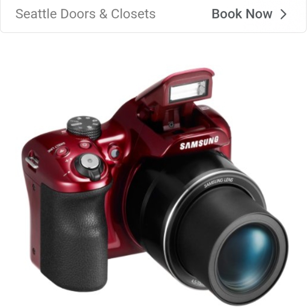 Samsung Red Digital Camera